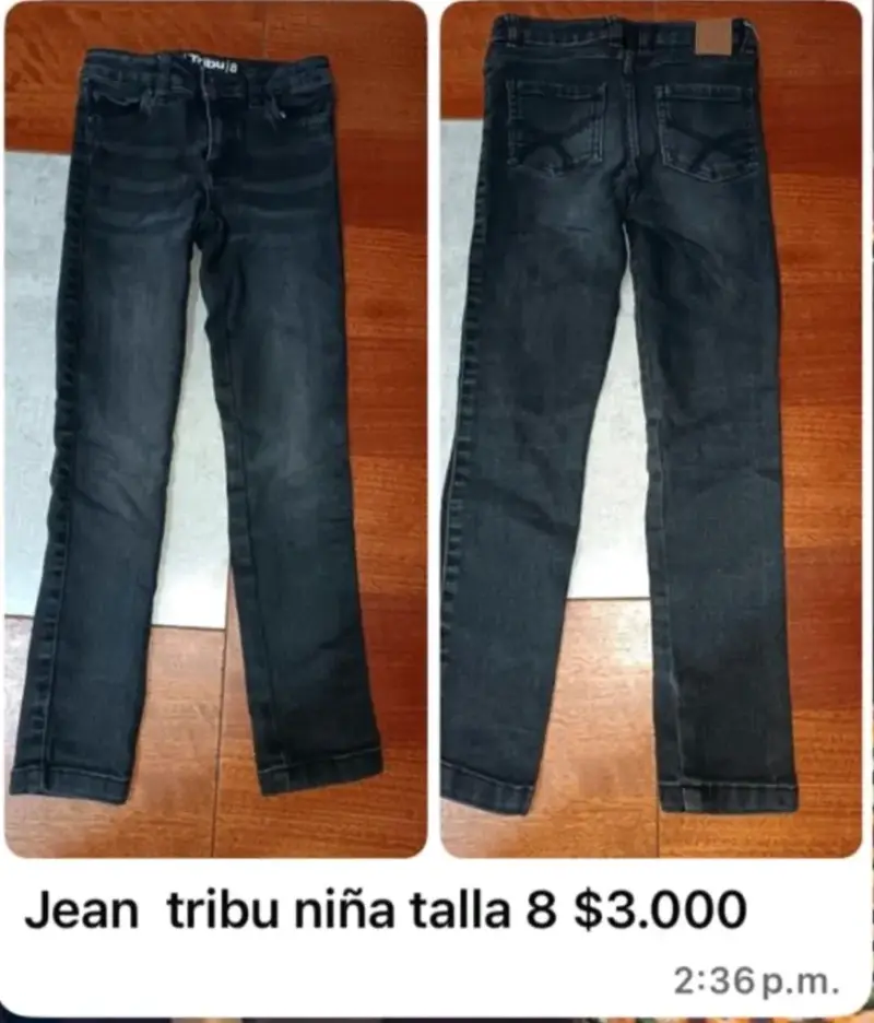 Abrigo azul marino para niña talla 14 $12.000 - 6
