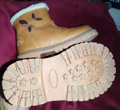 Botines de cuero café con forro - miniatura 2