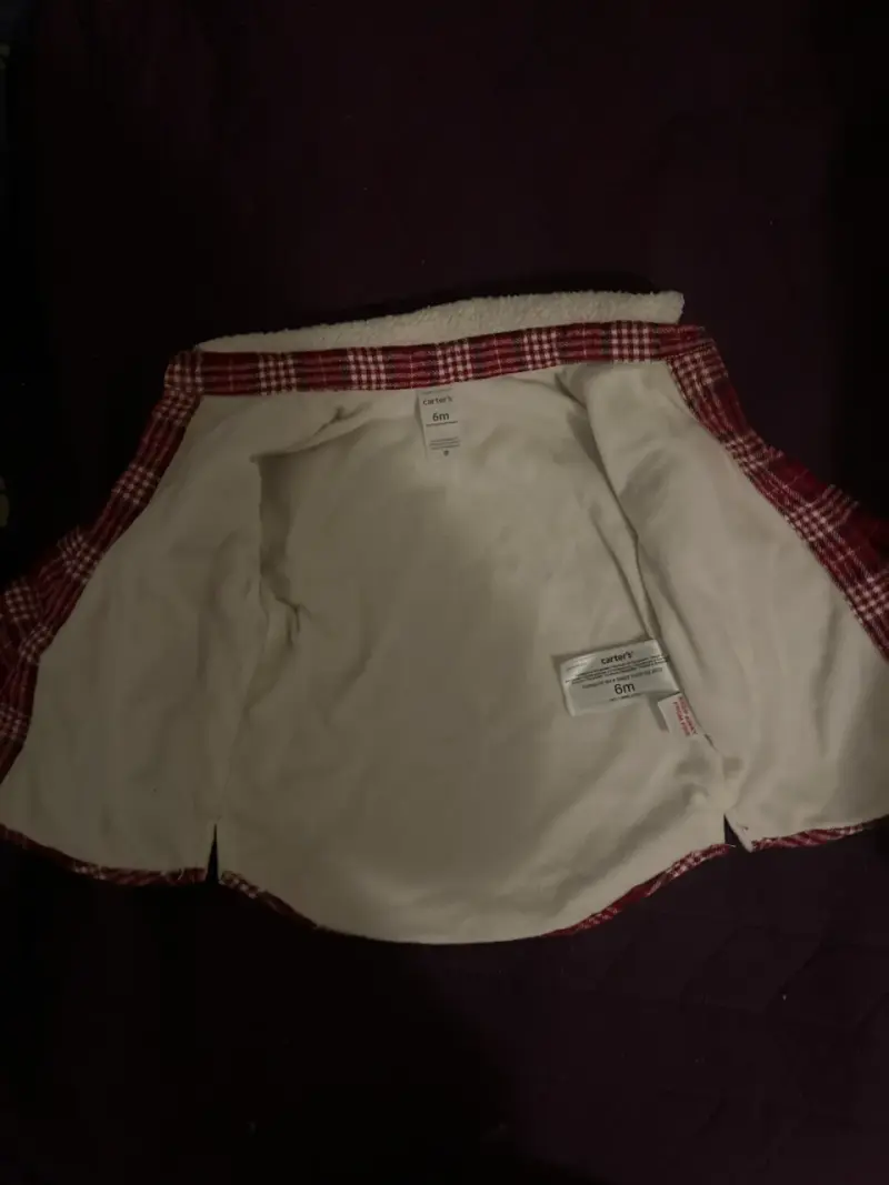 Camisa de lana a cuadros roja - 3
