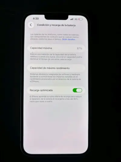 iPhone blanco en buen estado - miniatura 3