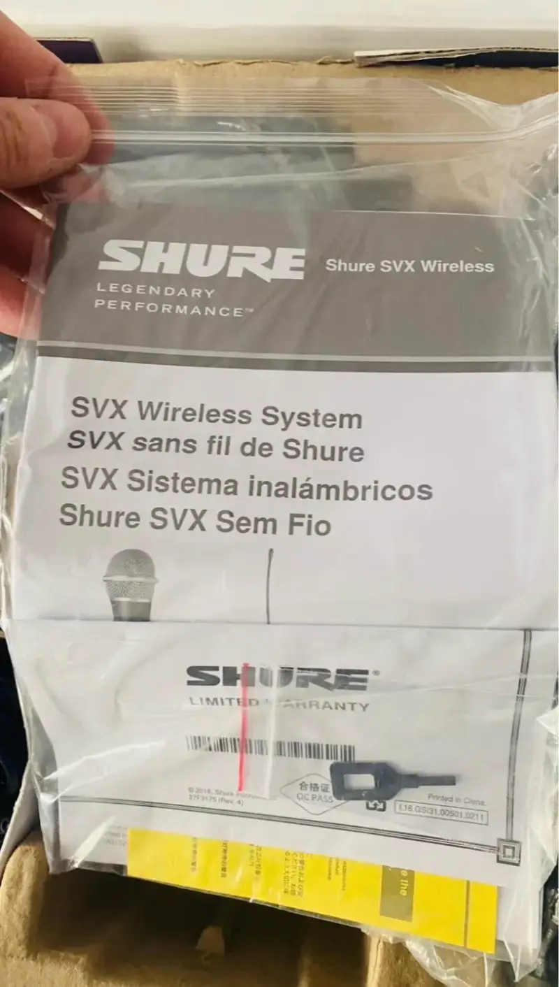 Micrófono inalámbrico Shure, Perfecto estado - 5