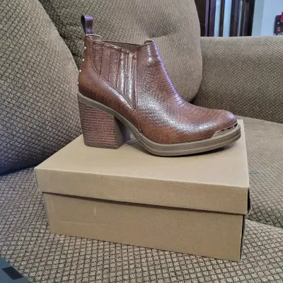 Botines elasticado café - miniatura 1