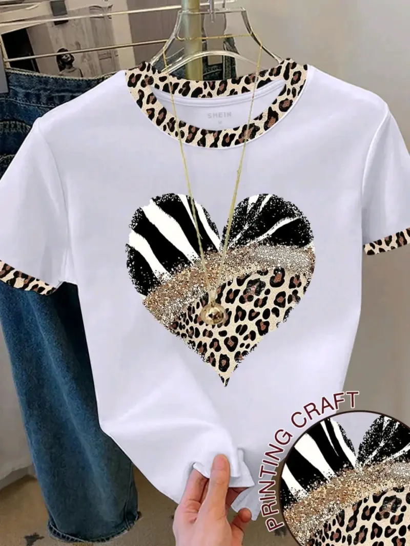 Top strapless animal print con estrellas - 5