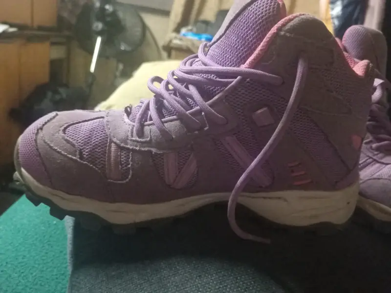 Botas trekking moradas niña 35 - 1