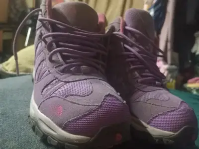Botas trekking moradas niña 35 - miniatura 3