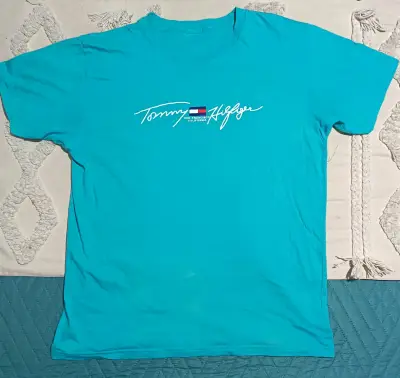 Polera azul Tommy Hilfiger - miniatura 1