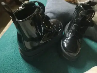 Botines negros charol para niñas n21 - miniatura 1