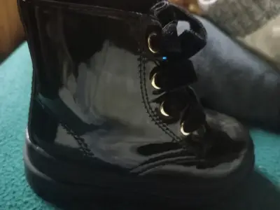 Botines negros charol para niñas n21 - miniatura 2