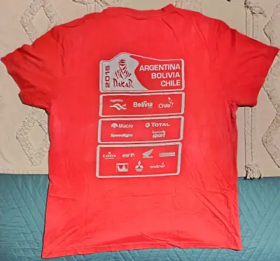 Polera roja Dakar 2015 - miniatura 2