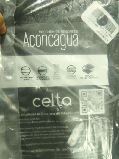 Colchón de resortes Celta Aconcagua - miniatura 1