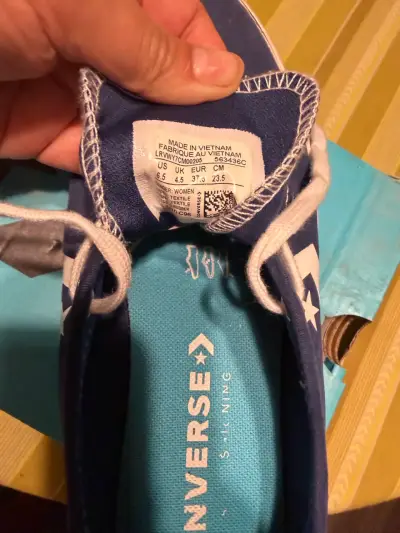 Zapatillas azules Converse - miniatura 6