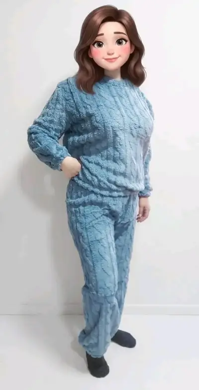 Pijama peludito para mujer - miniatura 3