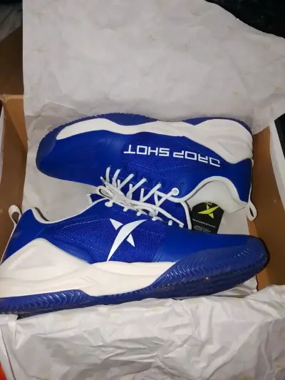 Zapatillas deportivas azul Drop Shot - miniatura 1