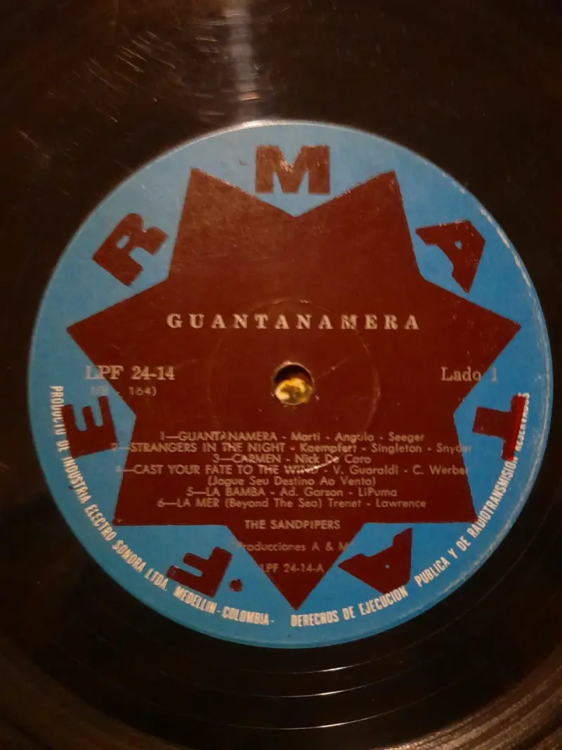 Vinilo The Sandpipers - Guantanamera - 4