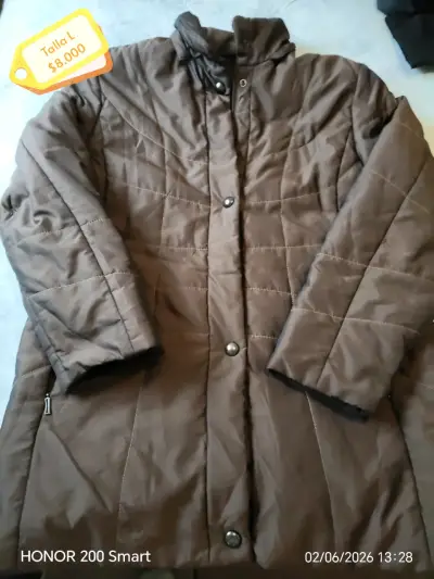 Parka morada con capucha - miniatura 3