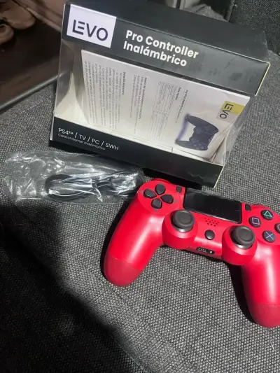 Controlador Pro Inalámbrico LEVO Rojo - miniatura 1
