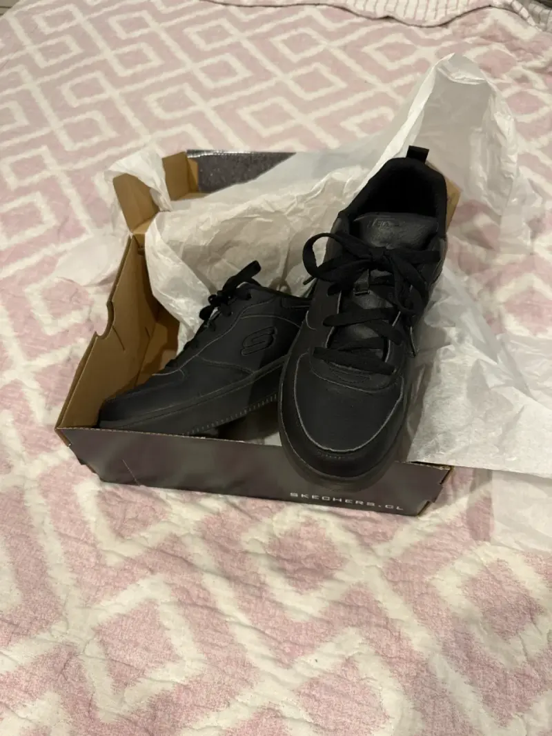 Zapatillas negras Skechers - 1