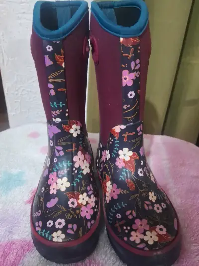 Botas impermeables floridas - miniatura 2