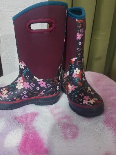 Botas impermeables floridas - miniatura 3