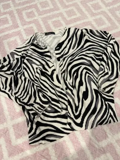 Chaqueta estampado animal print - miniatura 1