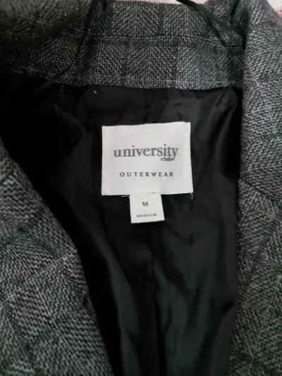 Blazer gris a cuadros - miniatura 3