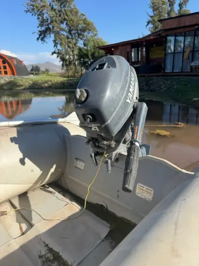 Motor fuera de borda Yamaha 4 HP de 4 tiempos - miniatura 1