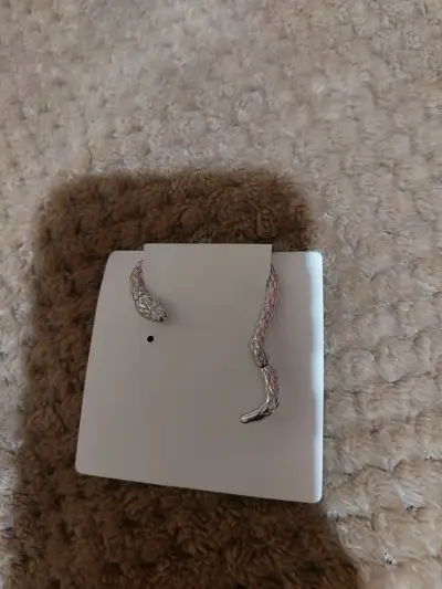 Aros de serpiente plateados - miniatura 1