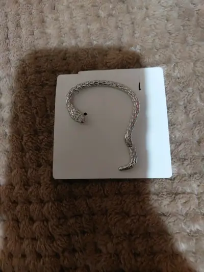 Aros de serpiente plateados - miniatura 2