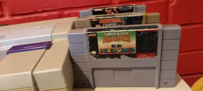 Consola Super Nintendo con controles - miniatura 4