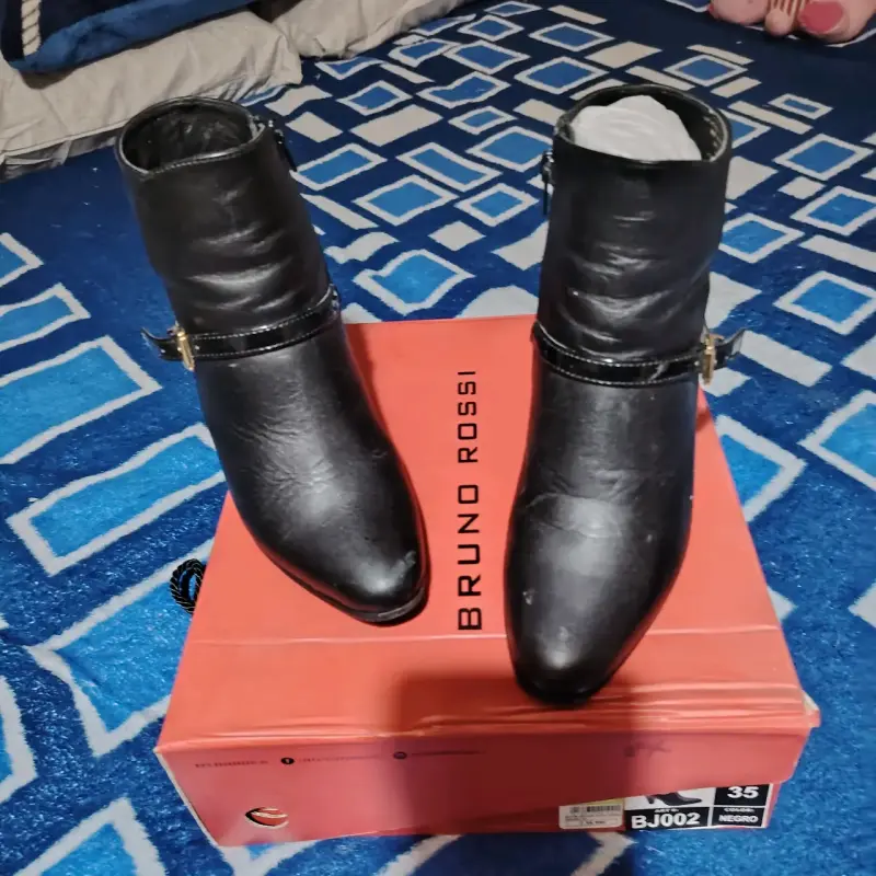Botines negros Bruno Rossi - 1