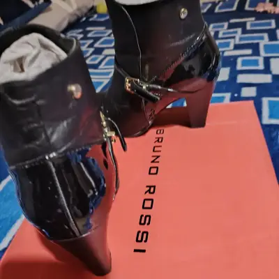 Botines negros Bruno Rossi - miniatura 4