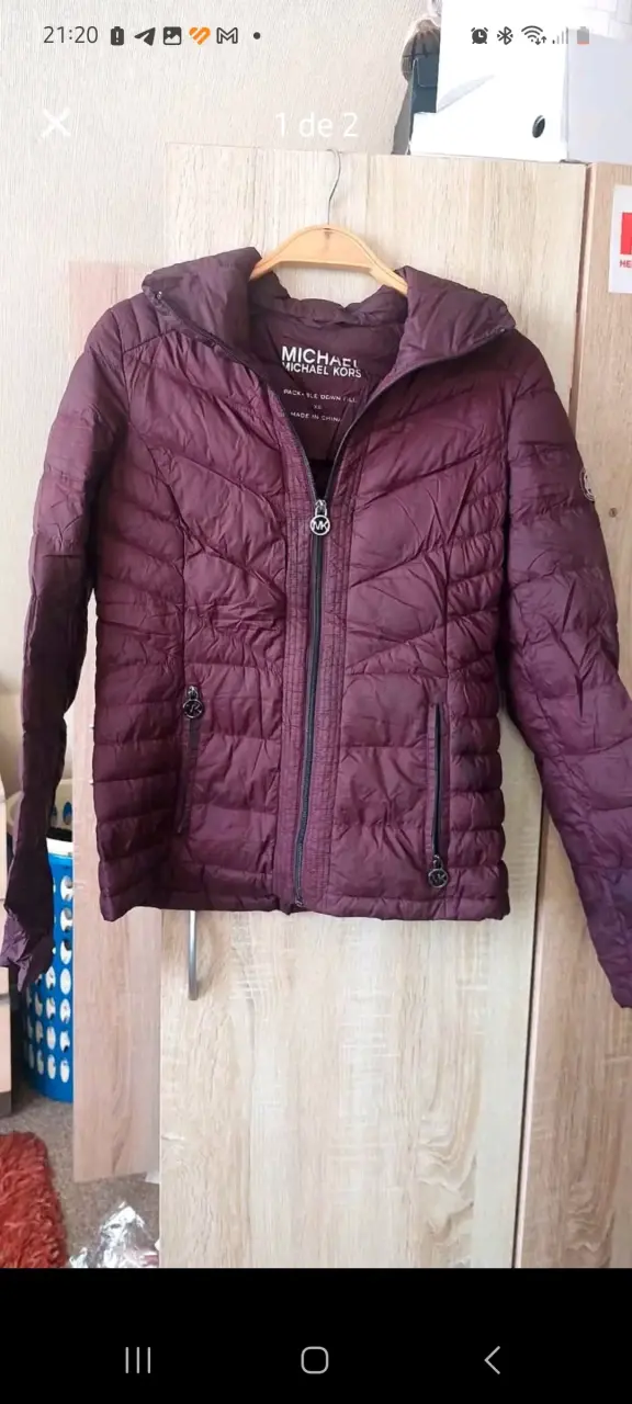 Chaqueta Michael Kors burdeos - 2