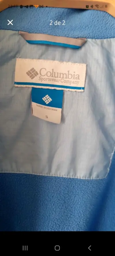 Chaqueta Columbia azul - miniatura 1