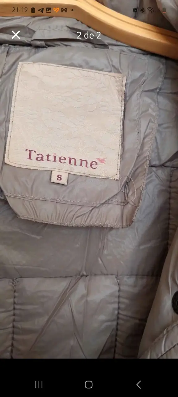 Chaqueta acolchada beige - 2