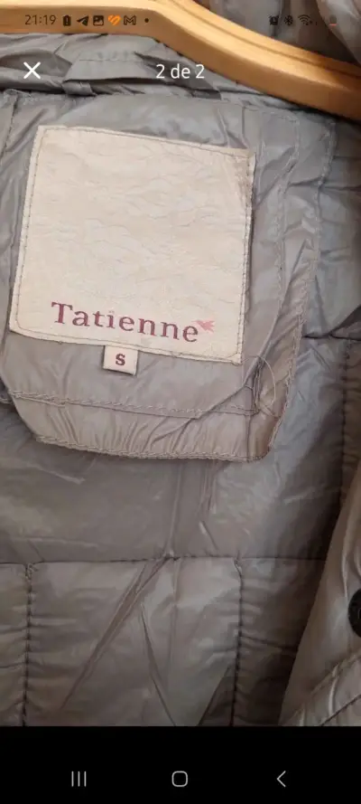 Chaqueta acolchada beige - miniatura 2