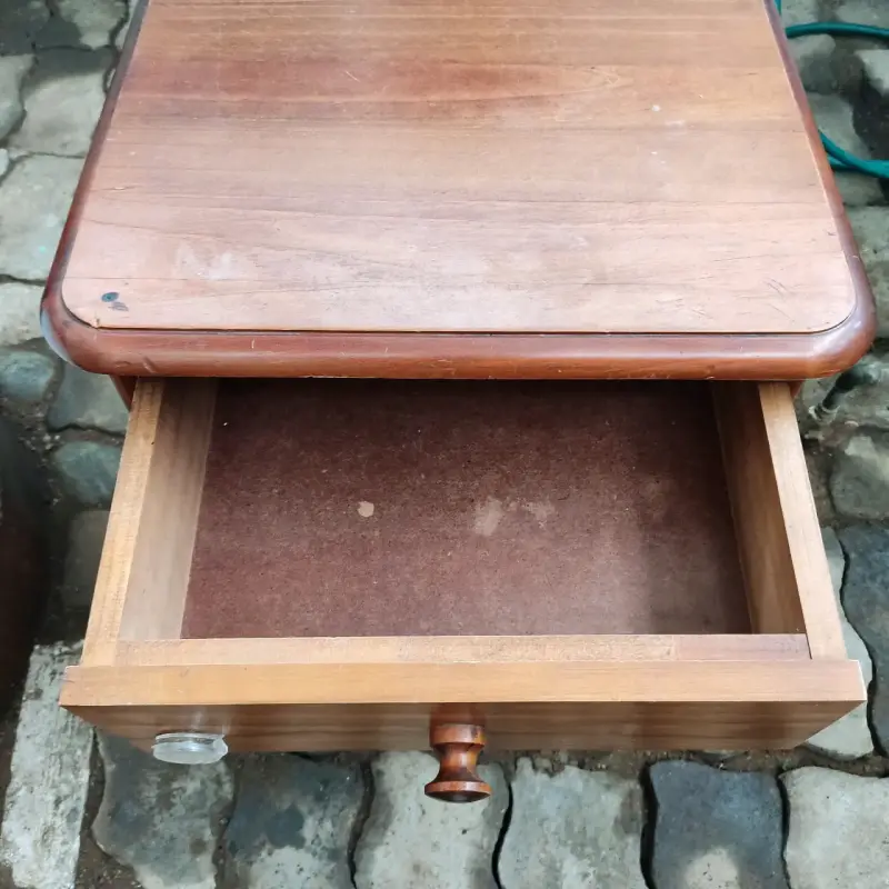 Mesa de noche de madera - 5