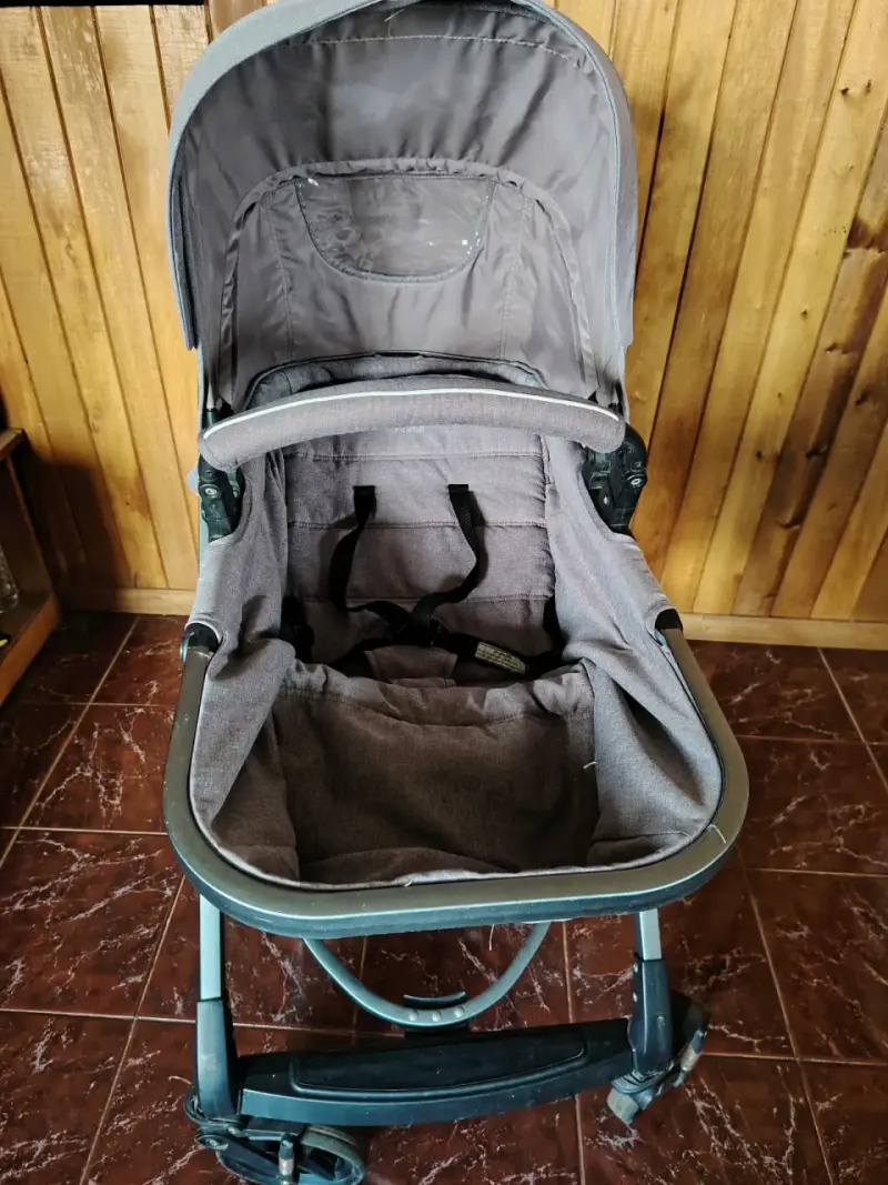 Coche de bebé Bebequel gris - 2