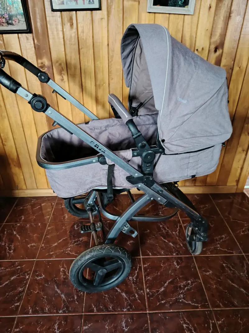Coche de bebé Bebequel gris - 4