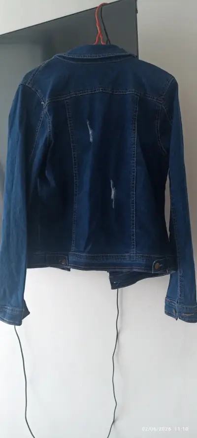 Chaqueta de mezclilla azul - miniatura 1