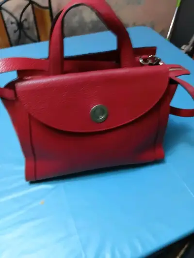Bolso rojo asa corta - miniatura 1
