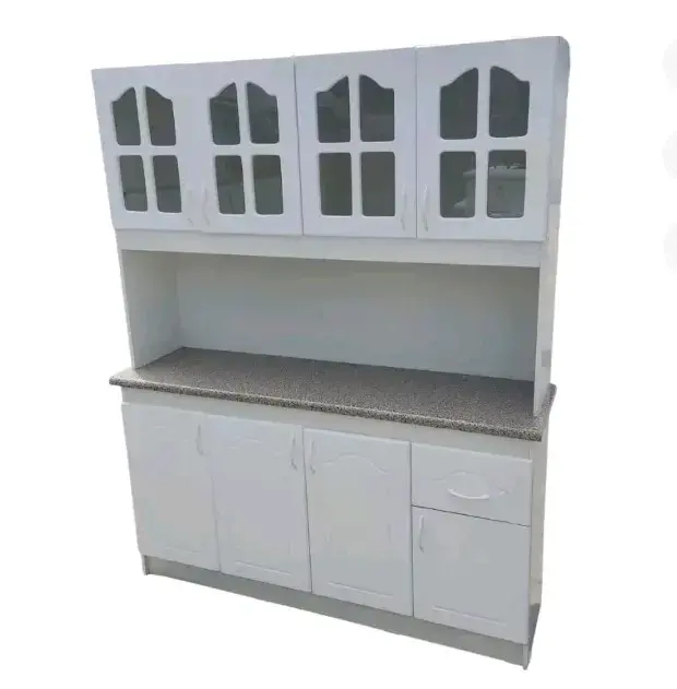 2 Puertas Mueble P/ Vidrio Dibujo Fresado 70x30cm - 4