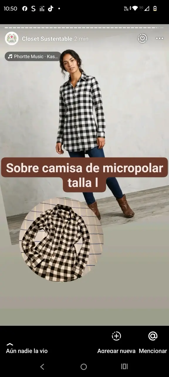 Polera gris con detalles leopardo - 6