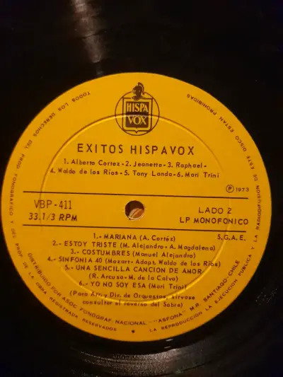 Vinilo Éxitos Hispavox VBP-411 - miniatura 5