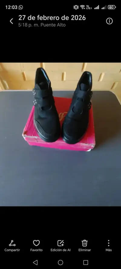 Botines negros de gamuza - miniatura 2
