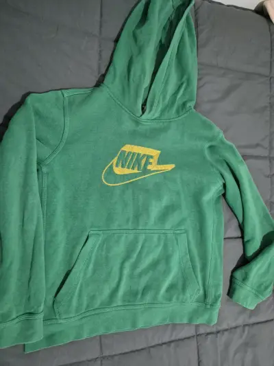 Polerón Nike verde con capucha - miniatura 1