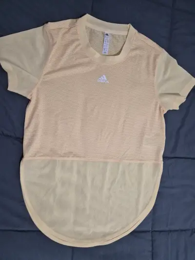 Polera deportiva Adidas beige - miniatura 1