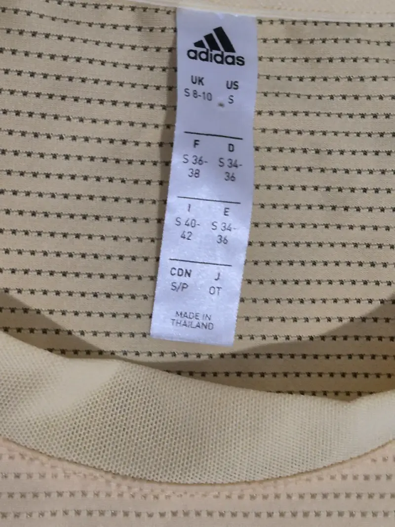 Polera deportiva Adidas beige - 2