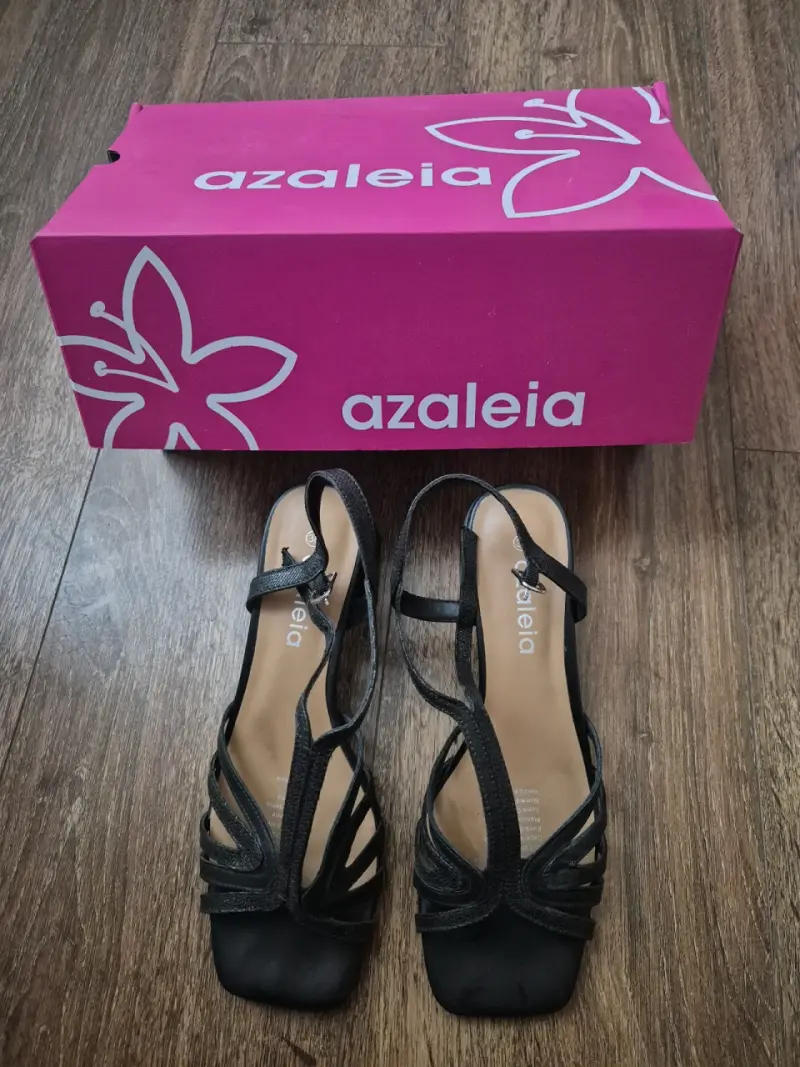 Sandalias negras Azaleia - 1