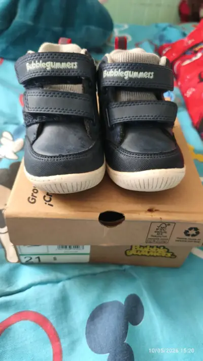 Zapatos Bubblegummers azul niño - miniatura 1