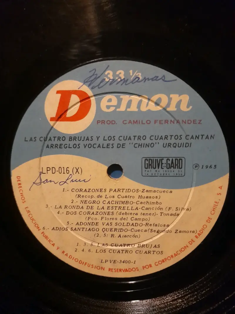Vinilo Las 4 Brujas - Los Cuartos - 4
